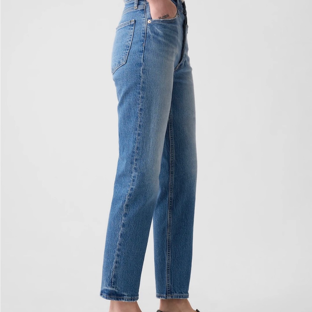High Rise Cheeky Straight Jeans - Picture 3 of 8